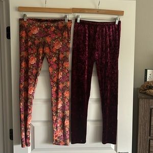 ZARA CHILDREN’S PLACE “BUNDLE OF 2” LEGGINGS PANTS SIZE XL 14